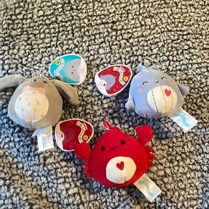3 PK squishmallow clips